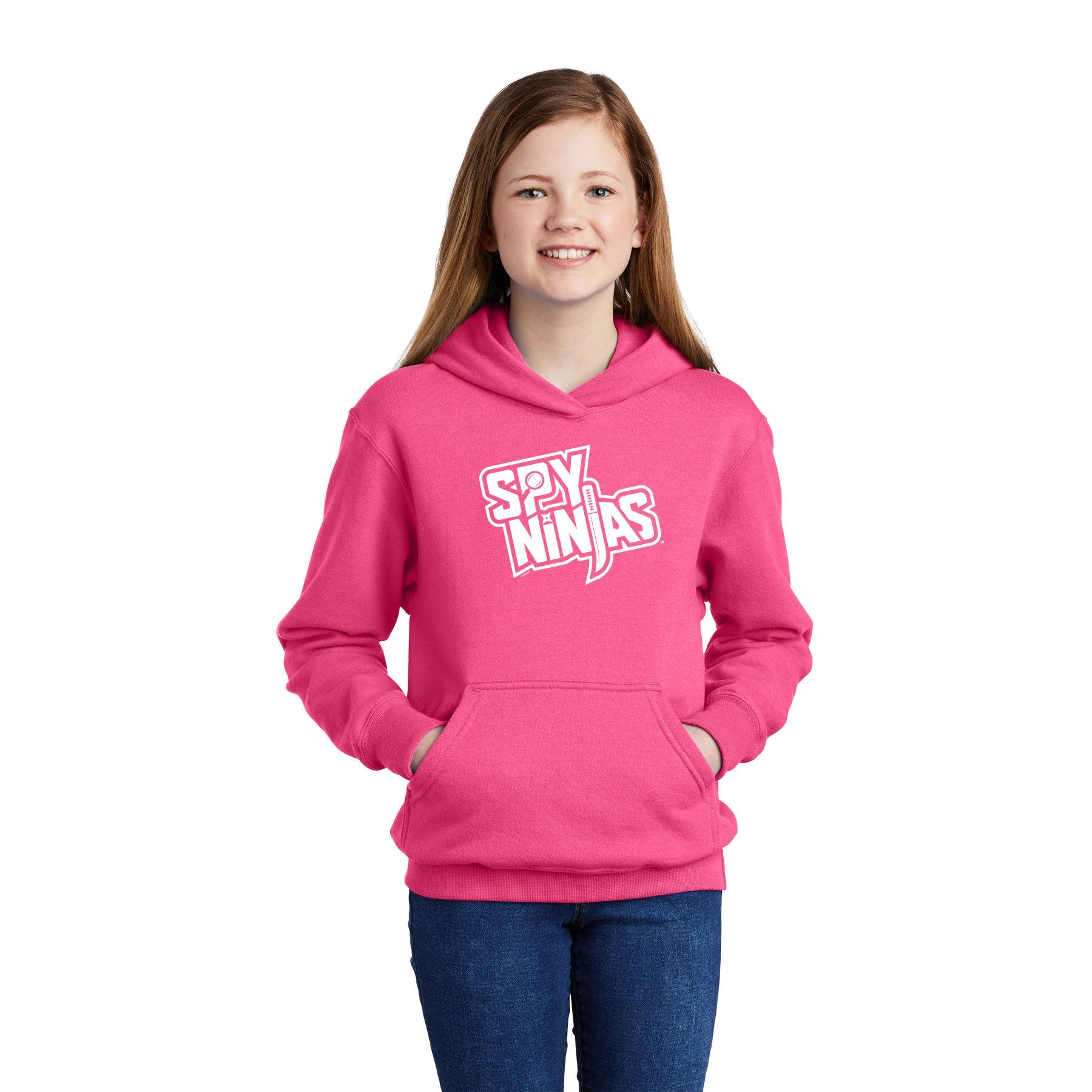 SPY NINJAS LOGO / VY YOUTH CORE FLEECE PULLOVER HOODED