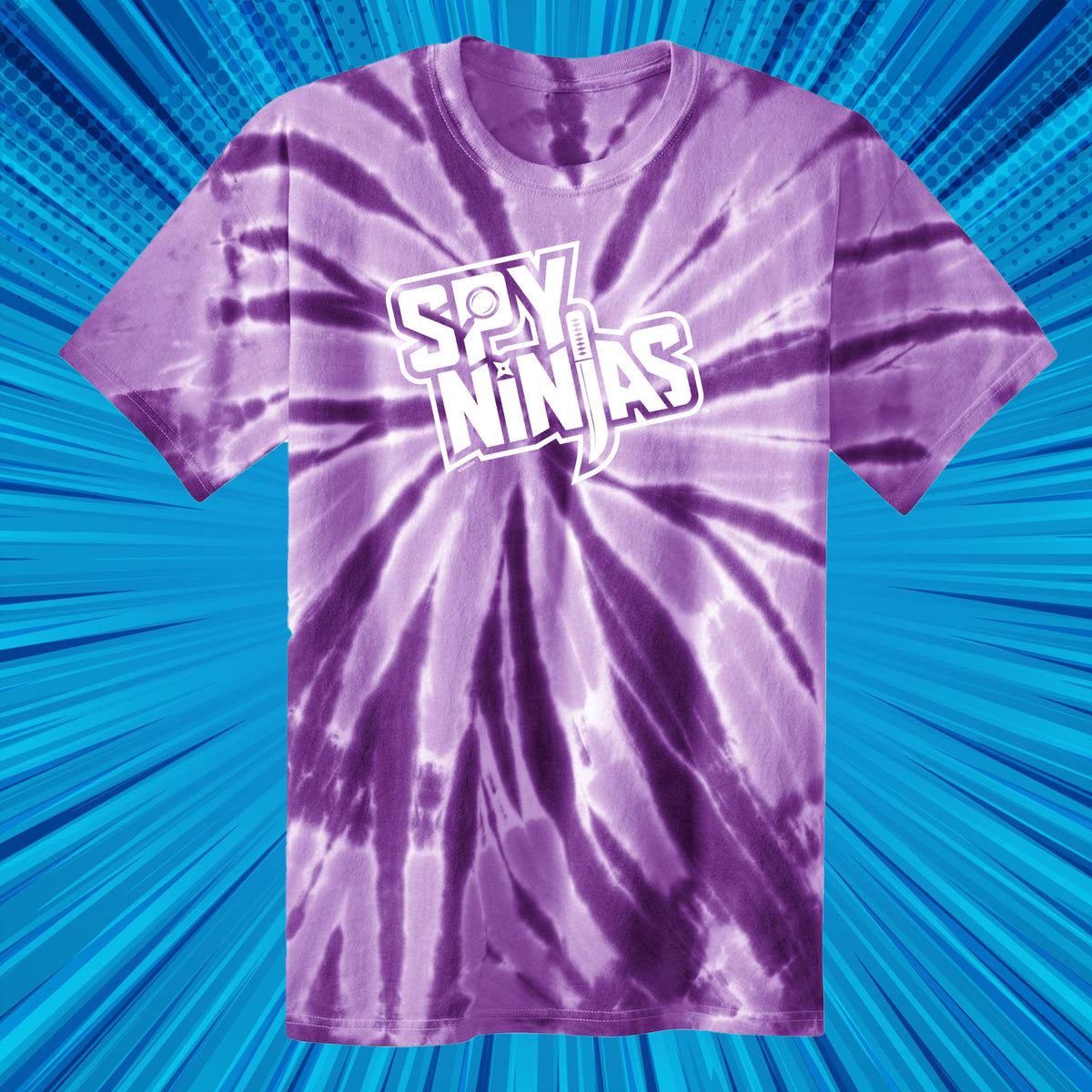 SPY NINJAS LOGO TIE-DYE TEE