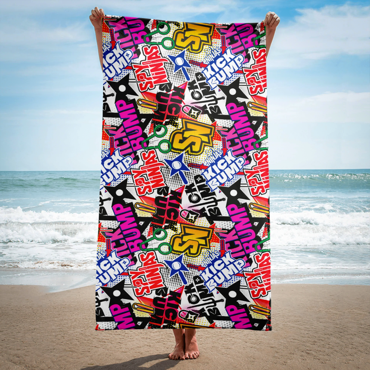 Kick Bump Sublimated Towel