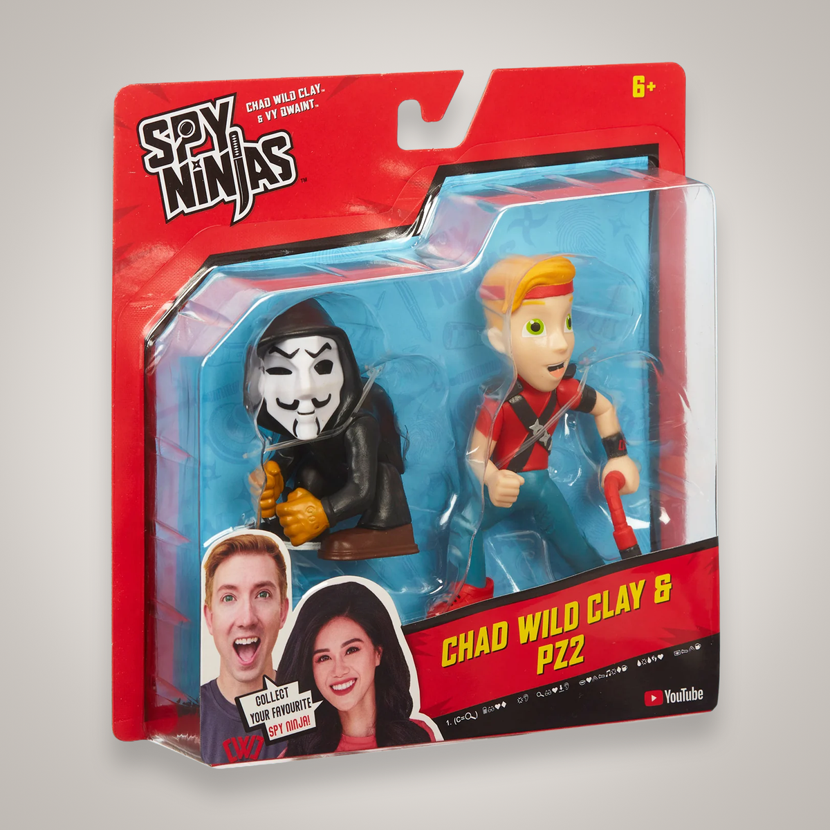 Spy Ninjas Collectible Figure 2-Pack with Chad