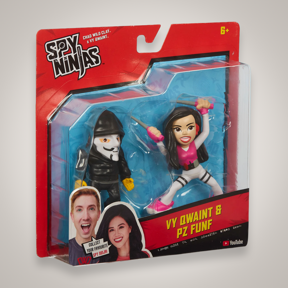 Spy Ninjas Collectible Figure 2-Pack with Vy