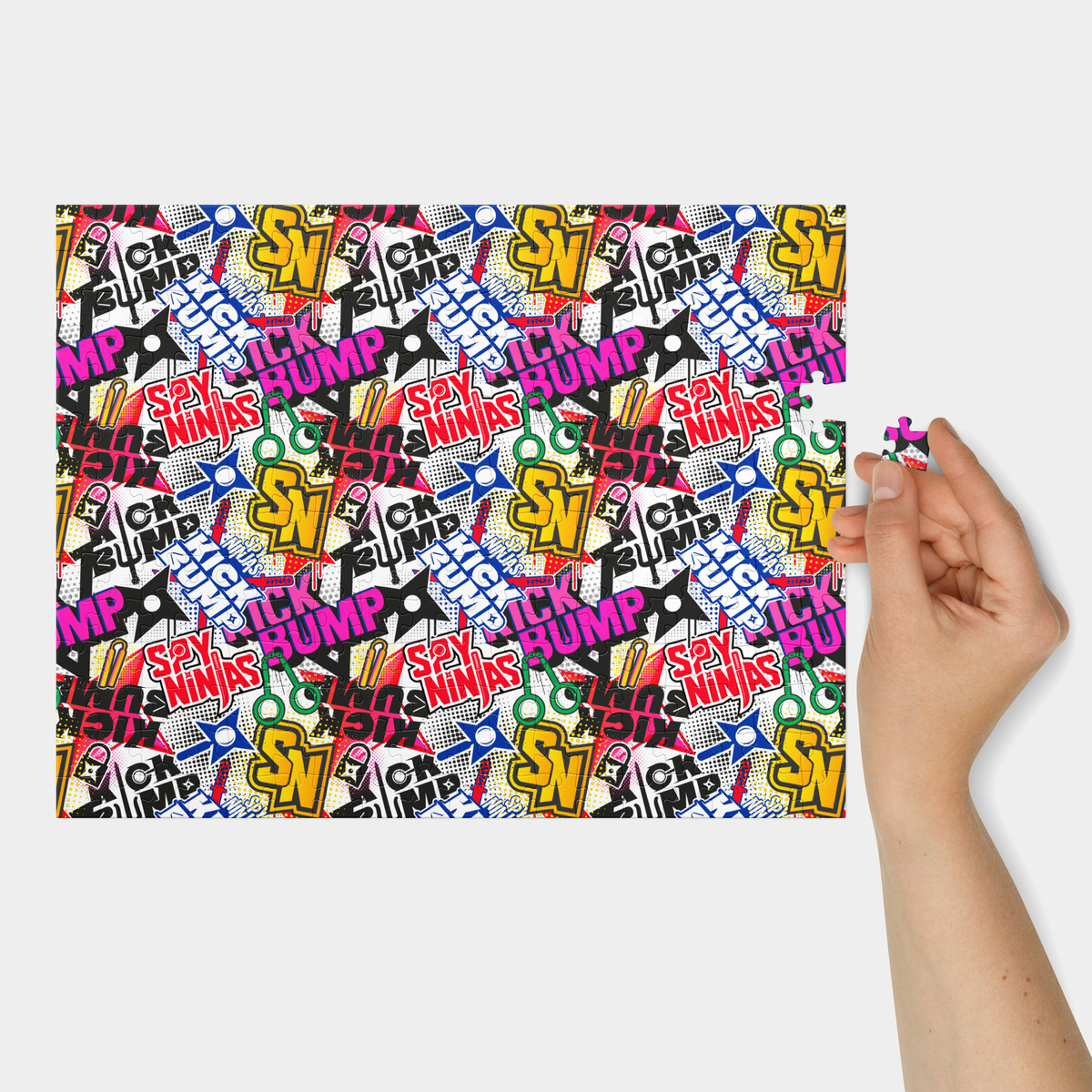 Jigsaw Puzzle with Tin