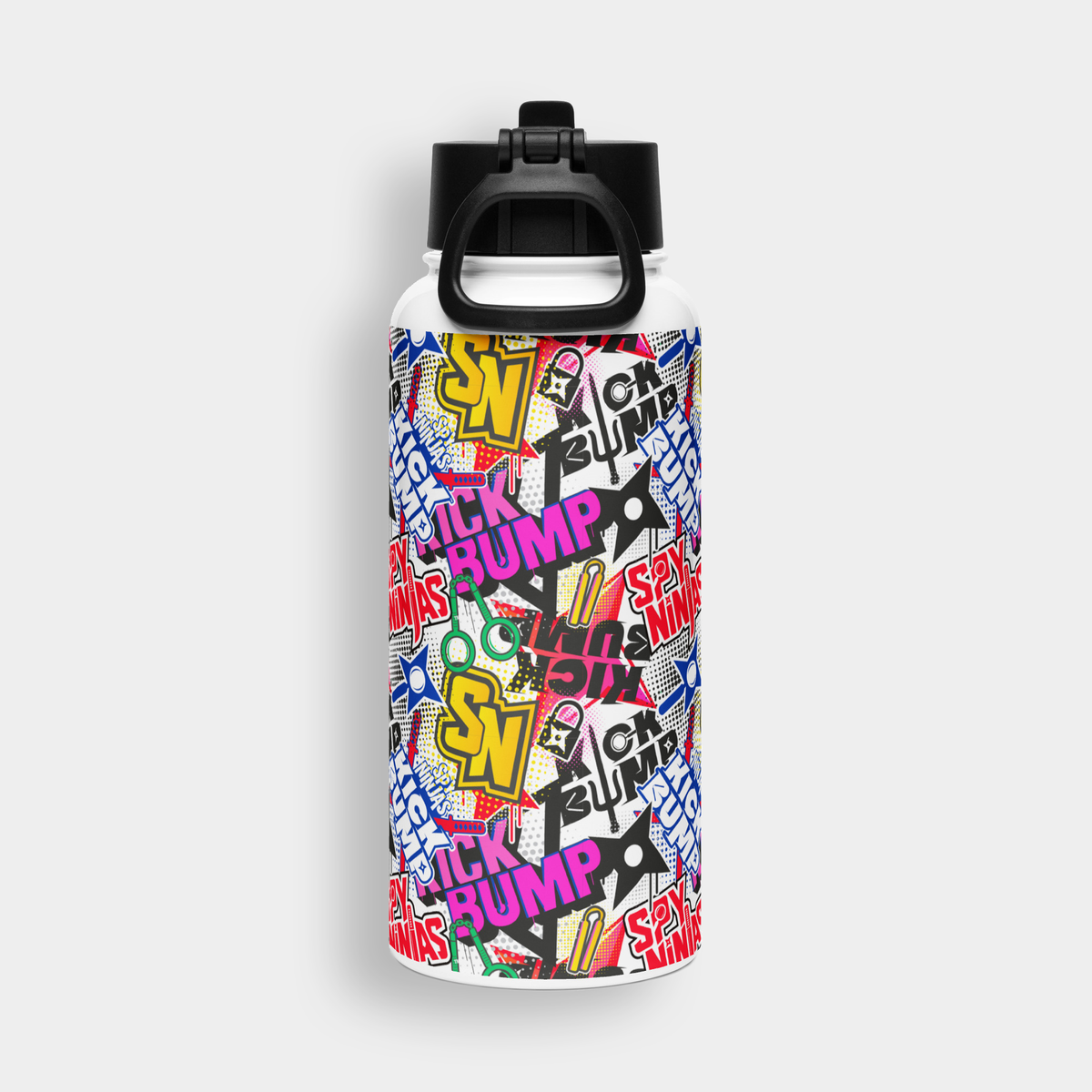 Stainless Steel Water Bottle with Straw Lid
