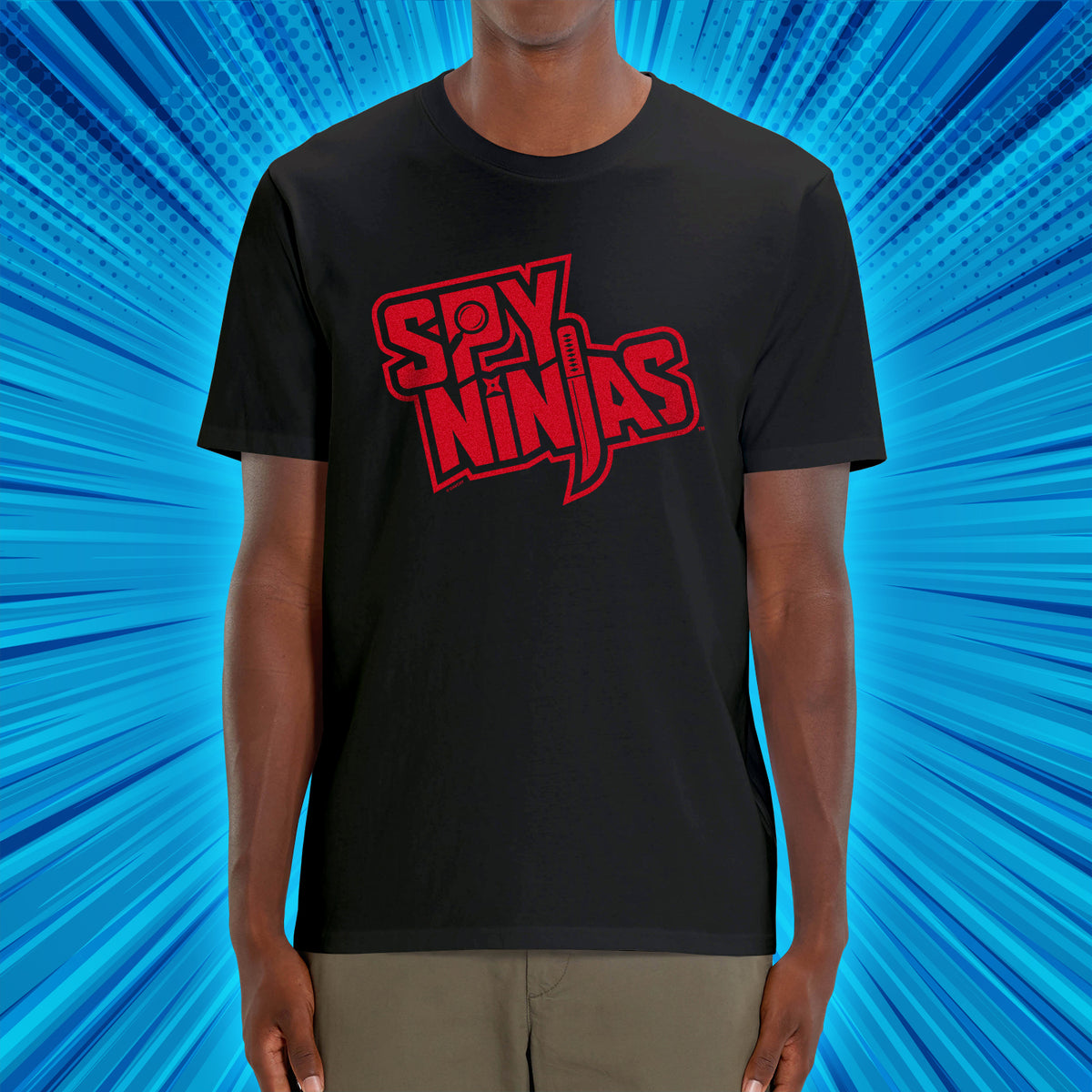 Spy Ninjas Adult Short Sleeve T-Shirt - Black