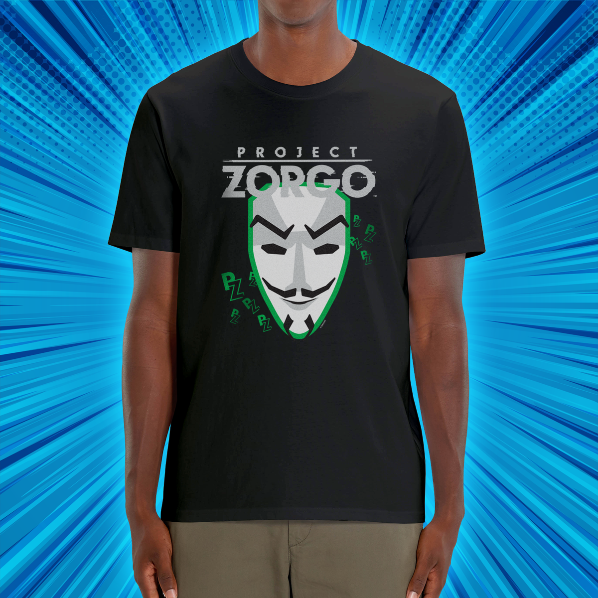Project Zorgo Adult Short Sleeve T-Shirt - Black