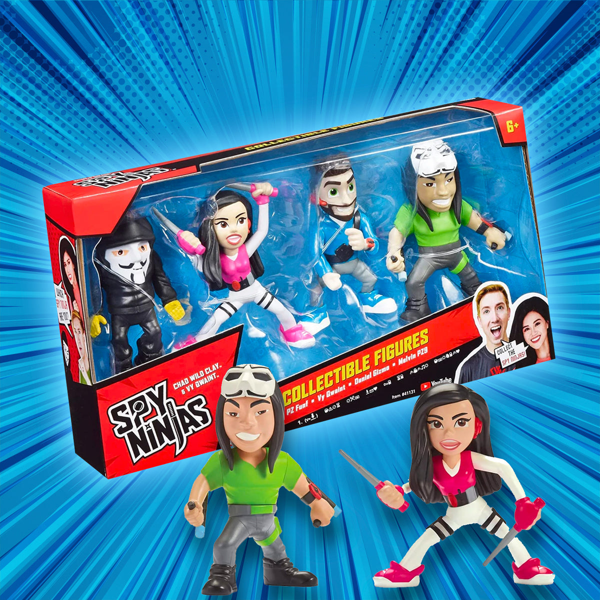 Spy Ninjas Collectible Figure 4-Pack with Vy