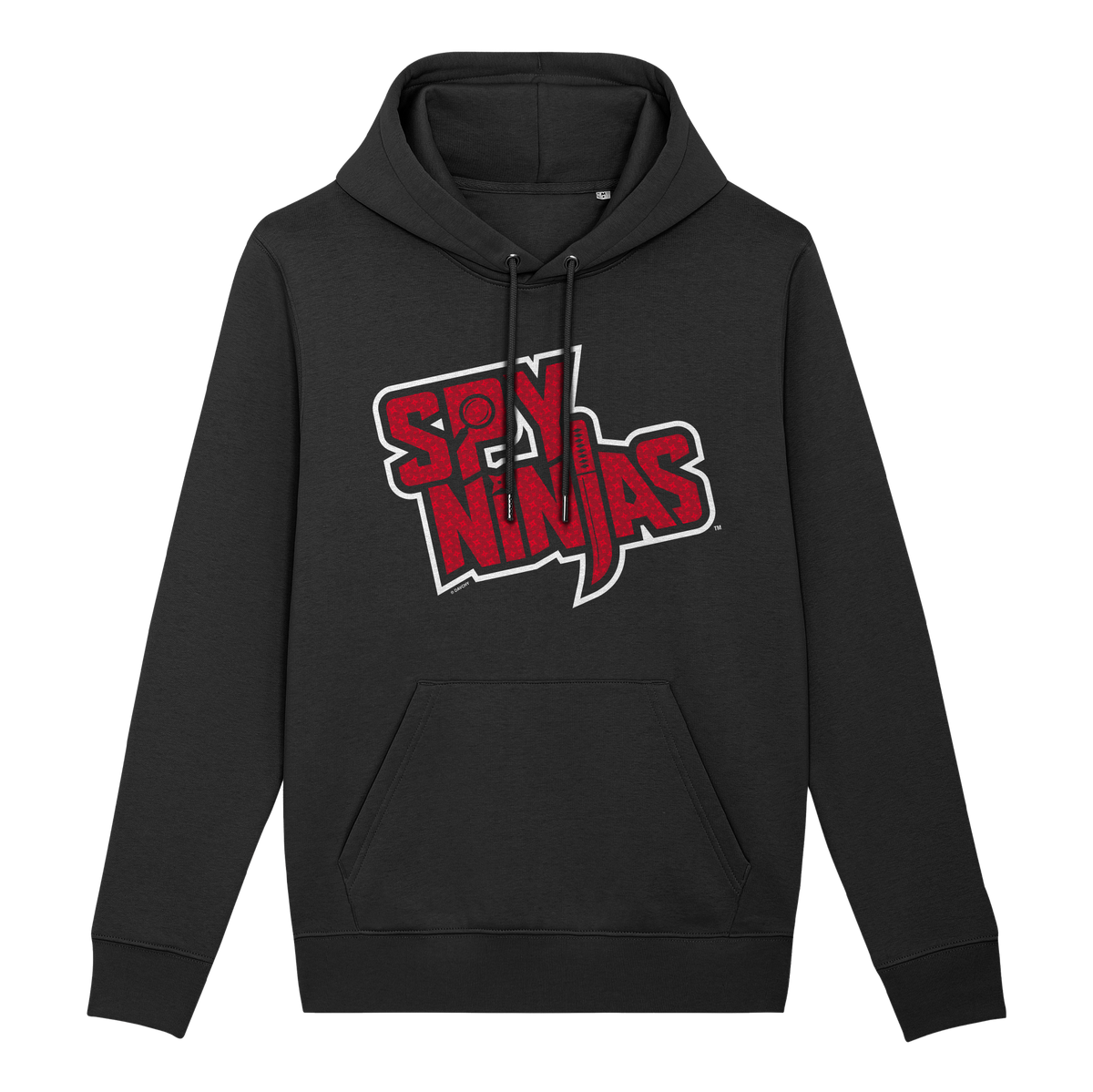 SPY NINJAS PATTERN MIDWEIGHT HOODED SWEATSHIRT