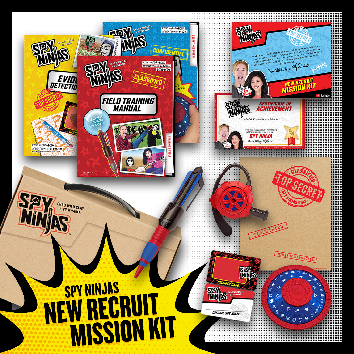 Spy Ninjas New Recruit Mission Kit