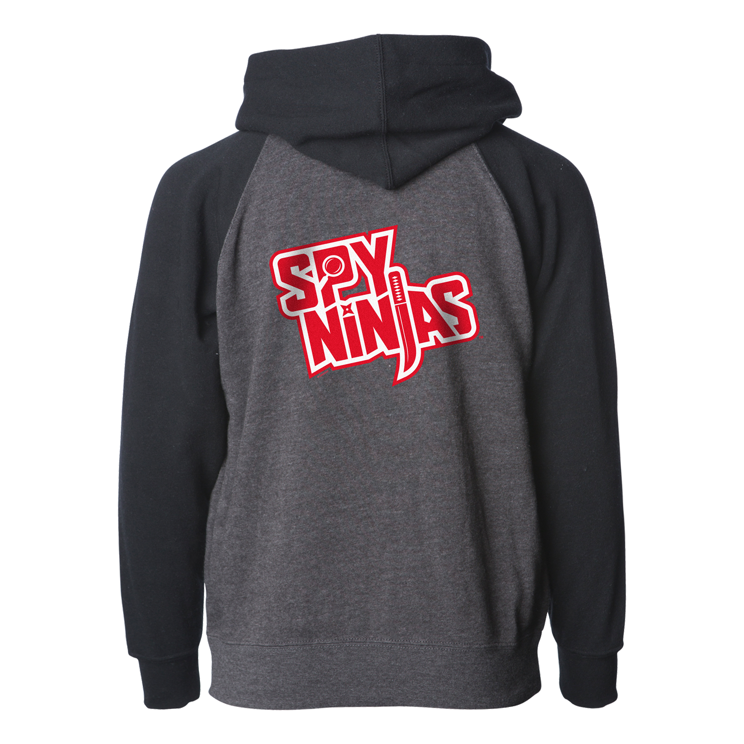 Spy Ninjas LCP Youth Two Tone Zip Hoodie Carbon Black
