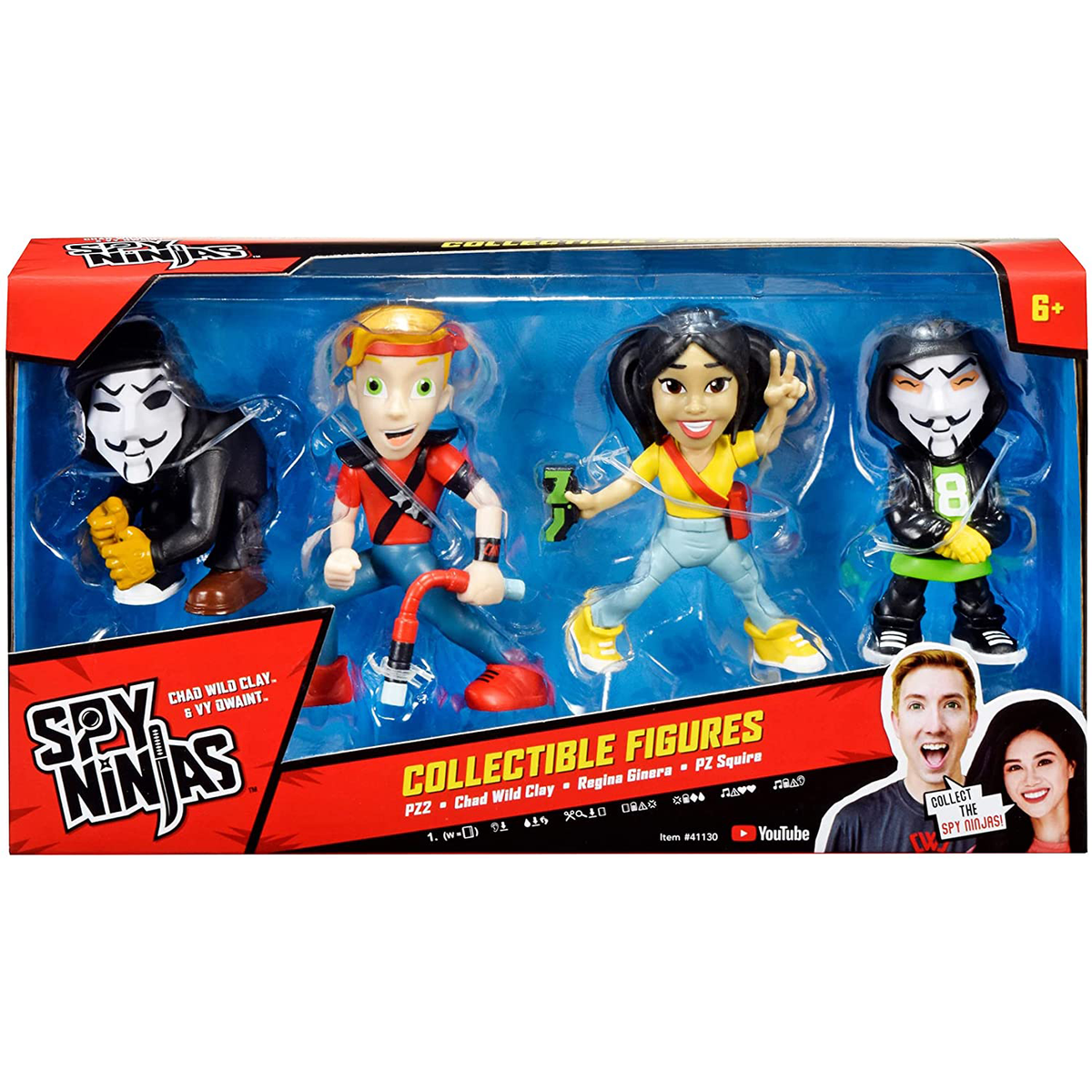 Spy Ninjas Collectible Figure 4-Pack with Chad