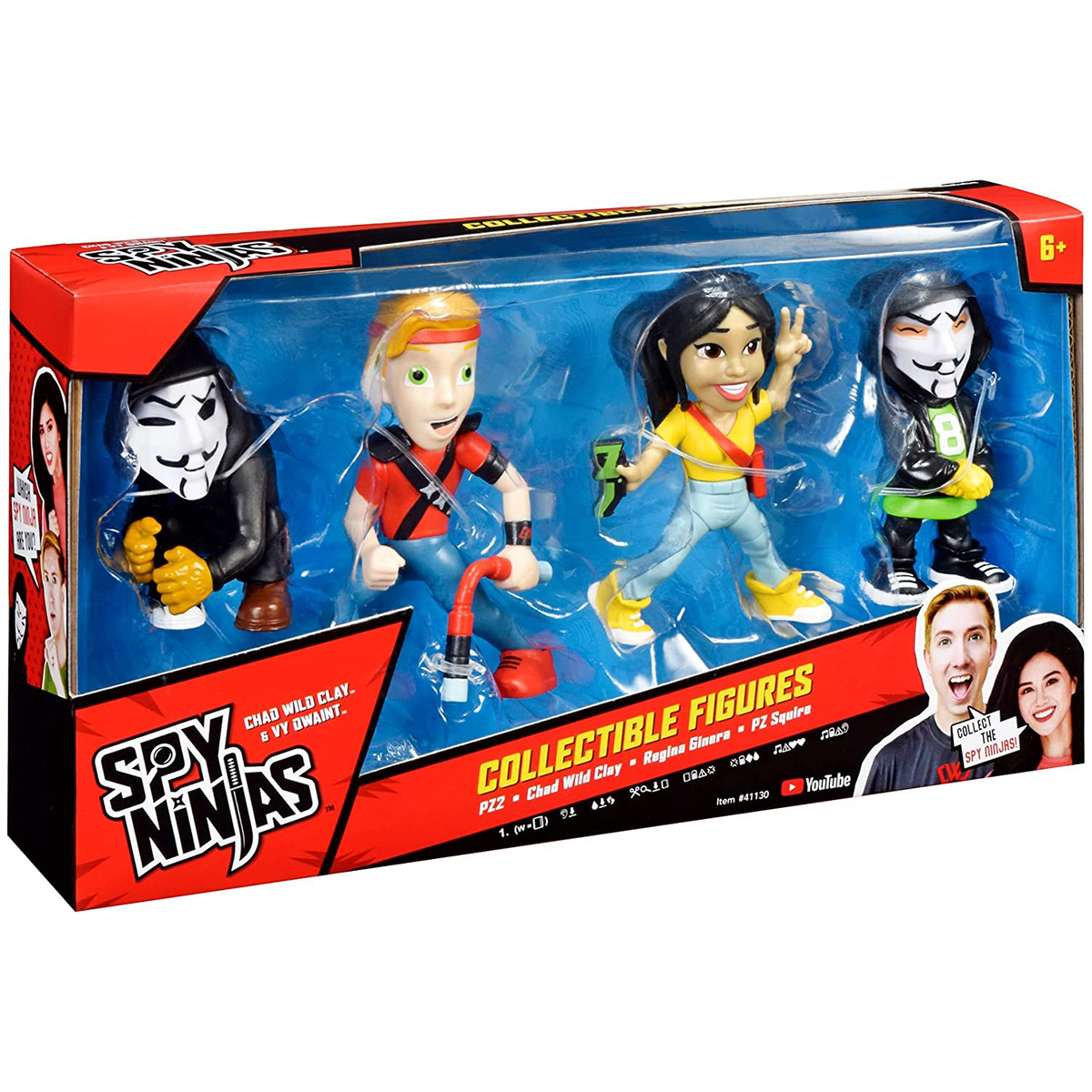 Spy Ninjas Collectible Figure 4-Pack with Chad