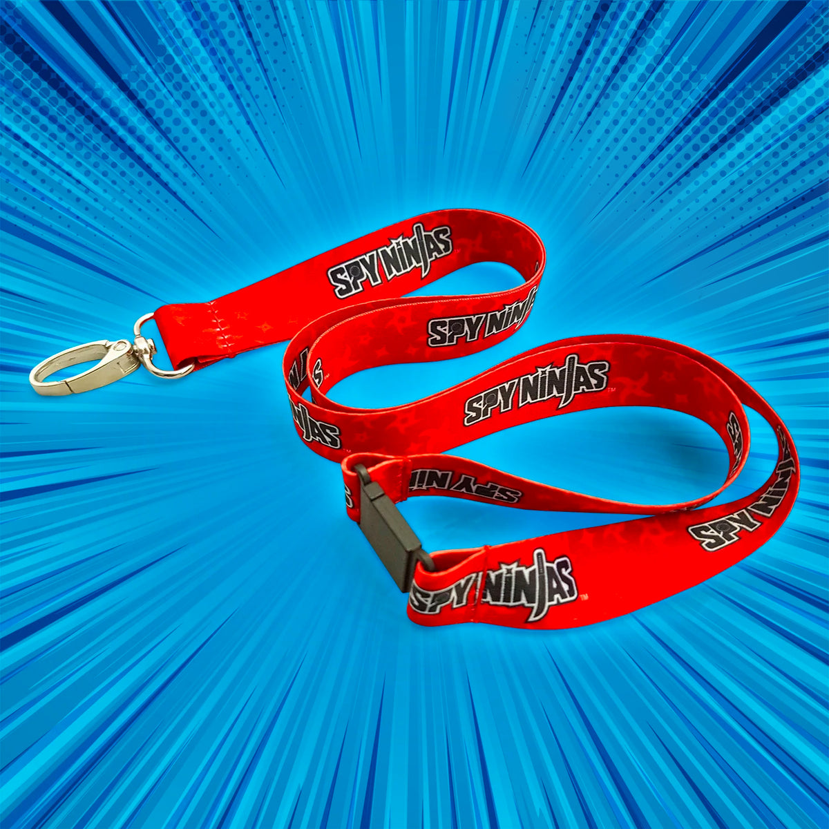 Spy Ninjas Lanyard - Red